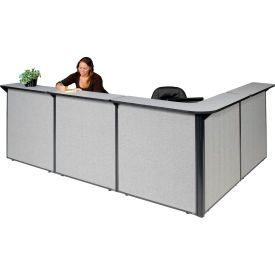 Interion® L-Shaped Reception Station 116