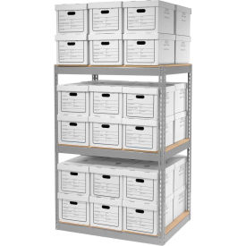 GoVets™ Record Storage Open With Boxes 42
