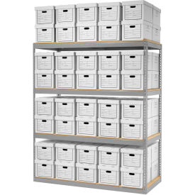 GoVets™ Record Storage Open With Boxes 72