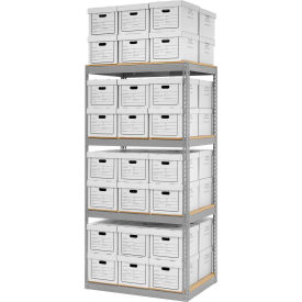 GoVets™ Record Storage Open With Boxes 42