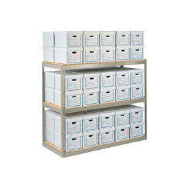 GoVets™ Record Storage Rack With Boxes 72