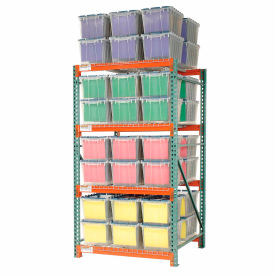 GoVets™ Record Storage Rack Starter Polyethylene Box 48