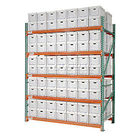 GoVets™ Record Storage Rack Starter Polyethylene Box 120