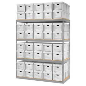 GoVets™ Record Storage Open With Boxes 72