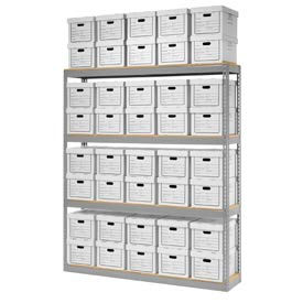 GoVets™ Record Storage Open With Boxes 72