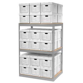 GoVets™ Record Storage Open With Boxes 42