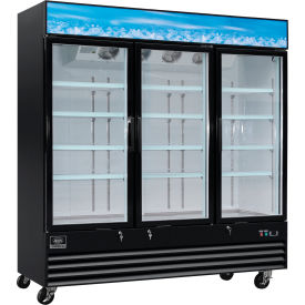 Nexel® Merchandiser Refrigerator 3 Glass Doors 53 Cu. Ft. 037243