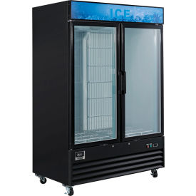 Nexel® Ice Merchandiser 2 Swing Glass Doors 45 Cu. Ft. 055243