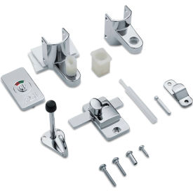 ASI Global Partitions Door Hardware Kit Intergrated Privacy Chrome 851351340-