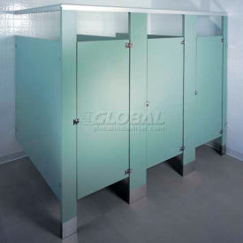 ASI Global Partitions Alcove Hardware Kit One Ear for Plastic Laminate - Chrome 851731040-