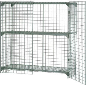 GoVets™ 1-Tier 2 Door Wire Mesh Security Locker 72