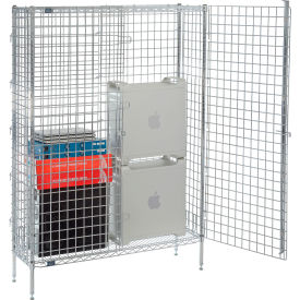 Nexel® Security Wire Shelving Unit Open Cage 48