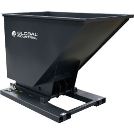 GoVets™ Hydraulic Powered Self-Dumping Forklift Hopper 1 Cu. Yd. 6000 lb. Capacity 14586B32