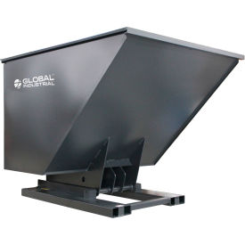 GoVets™ Hydraulic Powered Self-Dumping Forklift Hopper 2 Cu. Yd. 2000 lb. Capacity 14587B32
