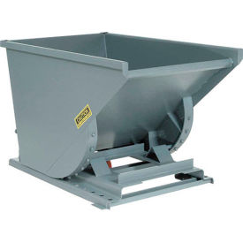 GoVets™ Heavy Duty Self Dumping Forklift Hopper 3/4 Cu. Yd. 7000 Lbs Gray 403GY238