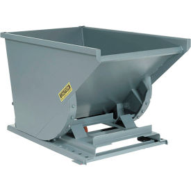 GoVets™ Heavy Duty Self Dumping Forklift Hopper 4 Cu. Yd. 7000 Lbs Gray 413GY238