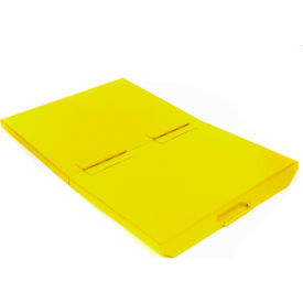 Hinged Lid for 3 Cu. Yd. GoVets™ Self-Dumping Hopper Yellow 531YL238