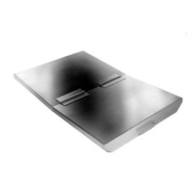 Hinged Lid for 1/2 Cu. Yd. GoVets™ Stainless Steel Self-Dumping Hopper SS 860241