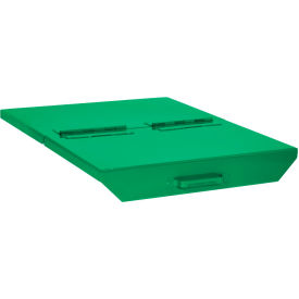 GoVets™ Hinged Lid For 1/4 Cu. Yd. GoVets™ Self Dumping Hopper Grn 89955B31