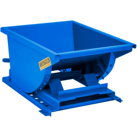 GoVets™ Heavy Duty Steel Self Dumping Forklift Hopper 1/4 Cu. Yd 6000 Lbs Bl 90023B31