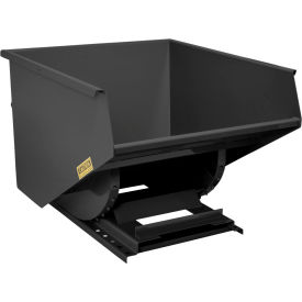 GoVets™ Medium Duty Steel Self Dumping Forklift Hopper 2 Cu. Yd 4000 Lbs Blk 90040B31