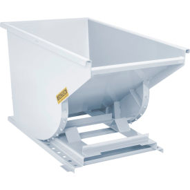 GoVets™ Heavy Duty Steel Self Dumping Forklift Hopper 3/4 Cu. Yd 7000 Lbs Wht 90103B31