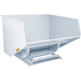 GoVets™ Heavy Duty Steel Self Dumping Forklift Hopper 4 Cu. Yd 7000 Lbs Wht 90115B31