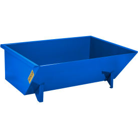 GoVets™ Low-Profile Steel Self Dumping Forklift Hopper 1 Cu. Yd 5000 lb. Bl 90132B31