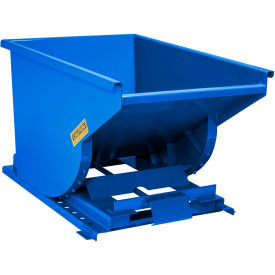 GoVets™ Steel Self Dumping Forklift Hopper w/Bump Release 3/4 Cu. Yd 2000 lb. Bl 90138B31