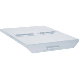 GoVets™ Hinged Lid For 5 Cu. Yd. GoVets™ Self Dumping Hopper Wht 90139B31