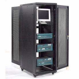 GoVets™ Network Server Data Rack Enclosure Cabinet with Vented Doors 37U Assembled 116A239