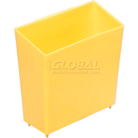 GoVets™ Little Bin For Plastic Bins - 4 x 2 x 4 Yellow 115550 - Pkg Qty 50