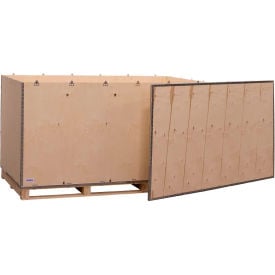 GoVets™ 6 Panel Shipping Crate w/ Lid & Pallet 83-1/4