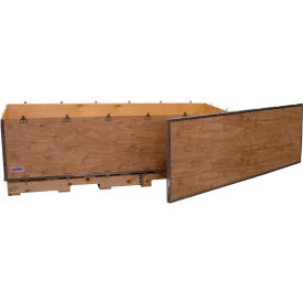 GoVets™ 6 Panel Shipping Crate w/ Lid & Pallet 71-1/4