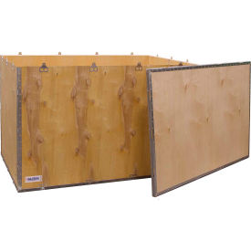 GoVets™ 4 Panel Hinged Shipping Crate w/ Lid 47-5/16