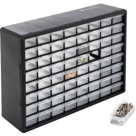 GoVets™ Plastic Drawer Parts Cabinet 64 Drawers 20