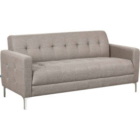 Interion® Upholstered Fabric Sofa Tan 967TN695