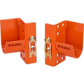 GoVets™ Heavy Duty Pallet Rack Reel Axel Brackets Left & Right Pair 310413