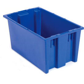 GoVets™ Plastic Stack & Nest Storage Container No Lid 19-1/2