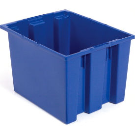 GoVets™ Plastic Stack & Nest Storage Container No Lid 23-1/2