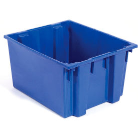 GoVets™ Plastic Stack & Nest Storage Container No Lid 29-1/2