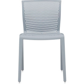 Global Spyker™ Armless Stacking Chair Polymer Char 1-CHR679