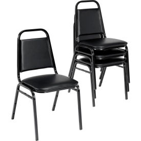 Interion® Banquet Chair with Square Back Vinyl 1-1/2