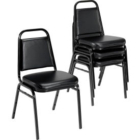 Interion® Banquet Chair with Square Back Vinyl 2-1/2
