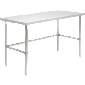 GoVets™ 60 X 30 Plastic Laminate Square Edge Workbench with Stainless Steel Legs 812253