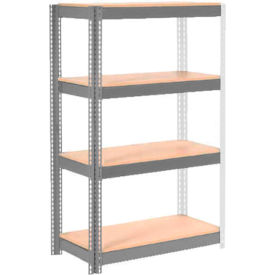 GoVets 4 Shelf Standard Duty Boltless Shelving Add On 36