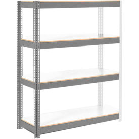 GoVets 4 Shelf Standard Duty Boltless Shelving Add On 48