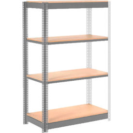 GoVets 4 Shelf Standard Duty Boltless Shelving Add On 48