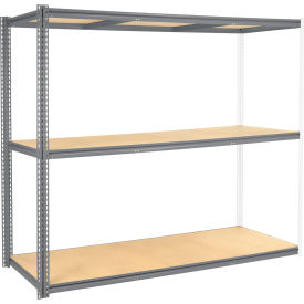 GoVets 3 Shelf Standard Duty Boltless Shelving Add On 96