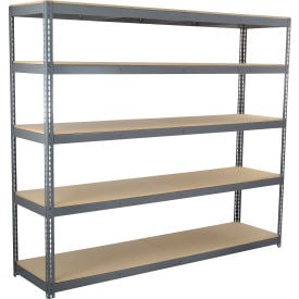 GoVets 5 Shelf Standard Duty Boltless Shelving Starter 96